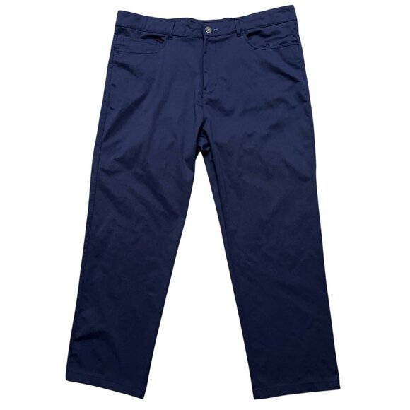 Twillory Pants Mens Size 38x30 Performance Stretch Golf Tailored Fit Blue - Picture 1 of 7